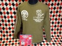 テッドマン★エアーフォースロングTシャツ★カーキ
